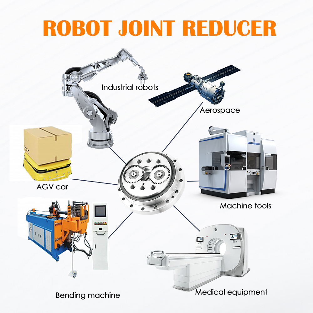 Cycloidal Reducer Zero Backlash High Precision Cycloidal Pinwheel Robot Arm Joint Gearbox ODM Customizable 1 HP Hollow Shaft