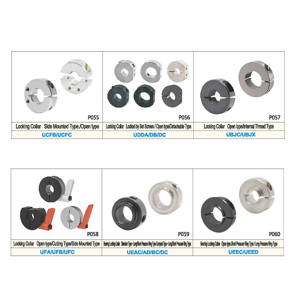 Maintenance-Free Steel Fixing Rings with Core Bearing Components Used to Secure Shaft Parts