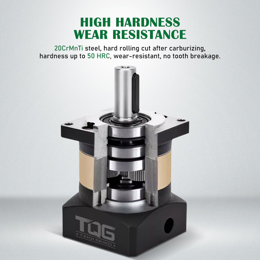 High Efficiency 94%-97% Planetary Gearbox 20:1 Reduction Ratio 12-423Nm Torque 500-1000 RPM Output for AGV Industrial Robots