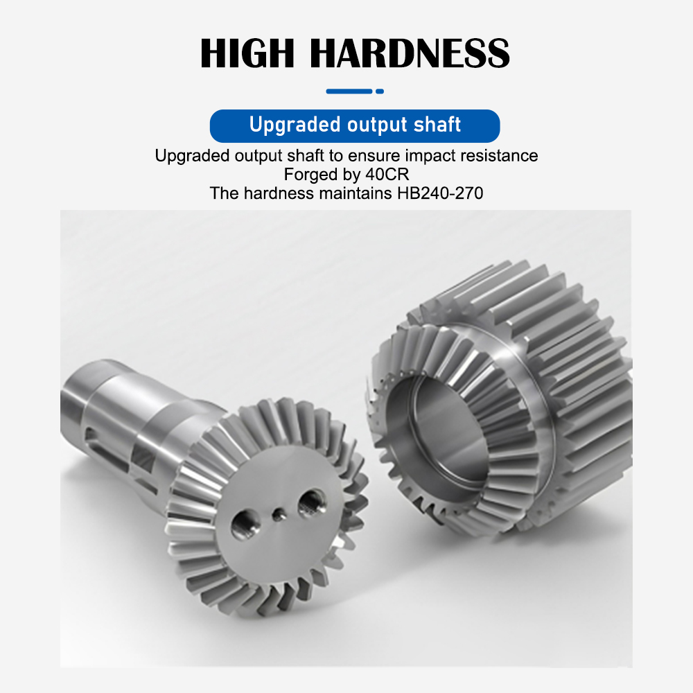 Planetary Gear Reducer for CNC Machines Low Backlash 90 Degree Right Angle Double Output Shaft Gearbox