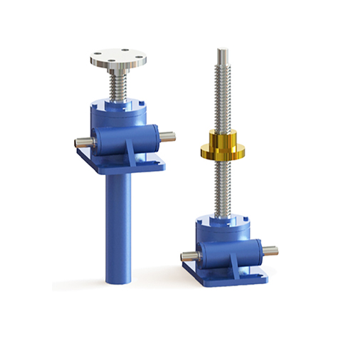 SWL Series Worm Screw Jack Electric Speed Reducer with Bevel Gear Steel/Cast Iron 4-50:1 Ratio for Various Applications