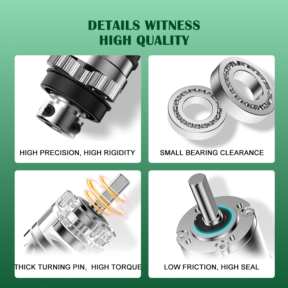 TQG ODM Customizable PLE Series Standard Type Reducer Gearbox High Performance Planetary Reduction Gear Motor for Machinery