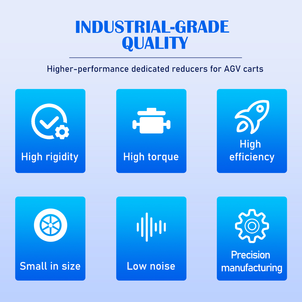 FEQ High-precision 750W Planetary Reducer Customizable ODM Servo Motor Wheel Hollow Shaft AGV Car High-Load Gearbox 5-100 Ratio