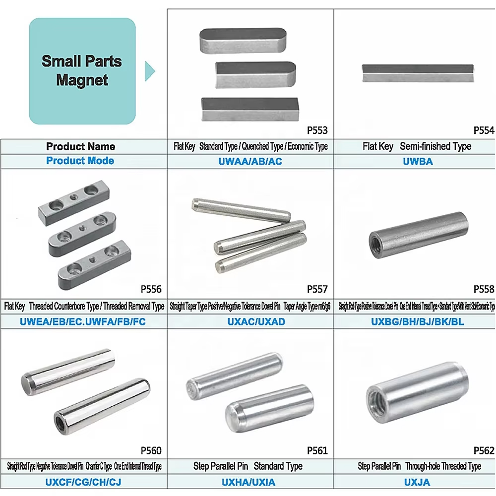 Stainless Steel Flat Key with Gear Core Components