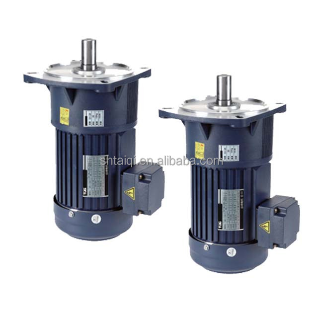 2.2KW Three-Phase Straight Gear Reducer Motor IE4 Efficiency Vertical Installation