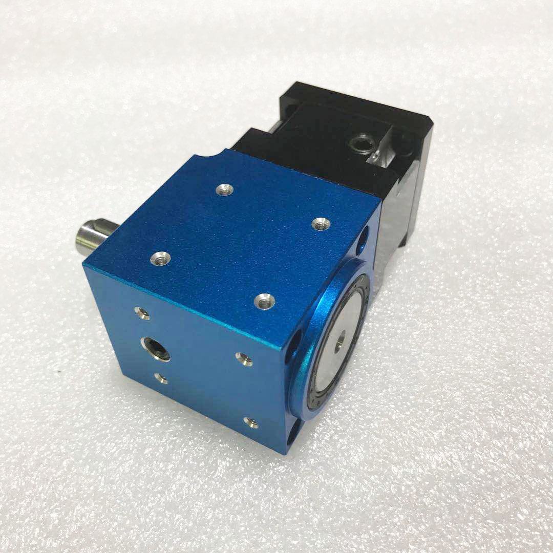 ZR90 High Precision Right Angle 90 Degree Speed Ratio Planetary Gearbox 2/6/8/10/14/20 Speeds Space Saving Drive Reducer