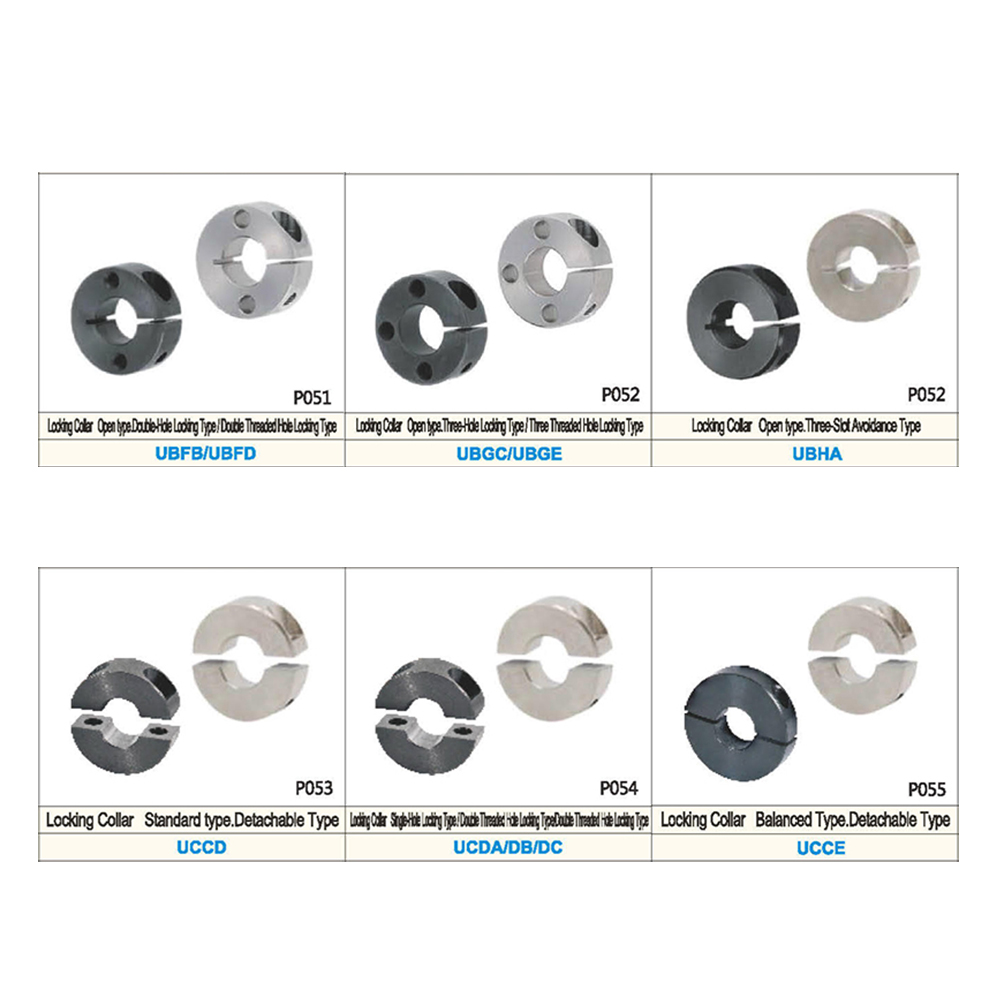 Maintenance-Free Steel Fixing Rings with Core Bearing Components Used to Secure Shaft Parts