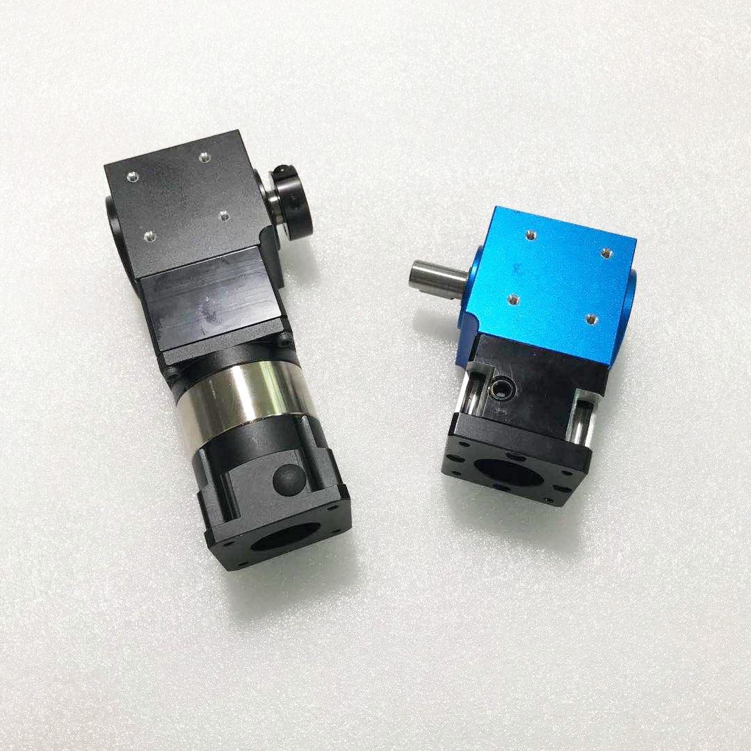 ZR90 High Precision Right Angle 90 Degree Speed Ratio Planetary Gearbox 2/6/8/10/14/20 Speeds Space Saving Drive Reducer
