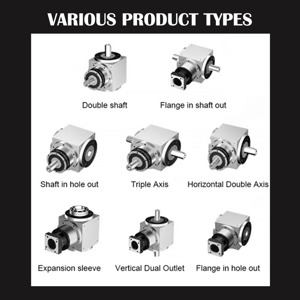 Planetary Double Output Shaft High-Torque Low Noise Gearbox with 1~500 Ratio for CNC Machinery