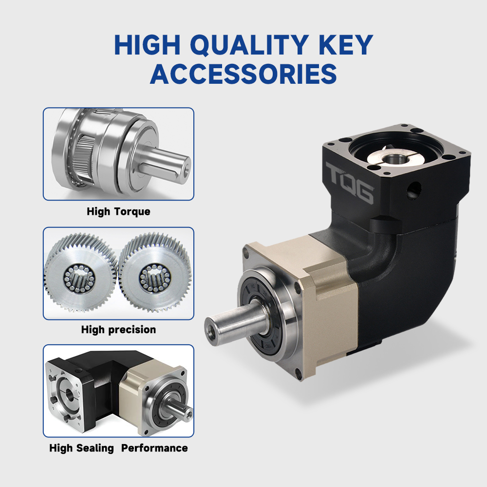 Planetary Reducer Gearbox High Torque Low Noise Alloy Steel 10:1 Ratio 90%-97% Efficiency PAR Series TQG Brand OEM Customizable