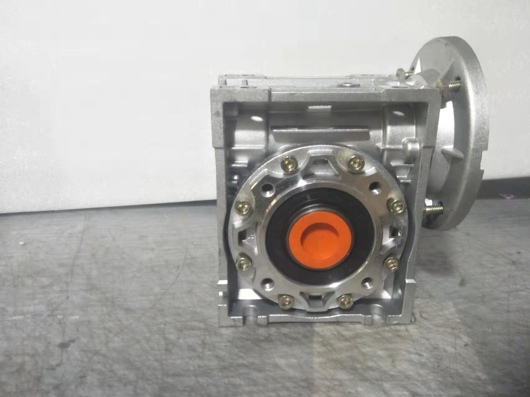 NMRV050 Right Angle 90 Degree Worm Gear Motor Reducer 0.25kw 0.75kw Single-Phase Reduction Gearbox Feeder CNC