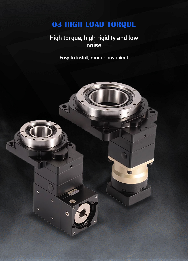Rotary platform gearbox detail view 4