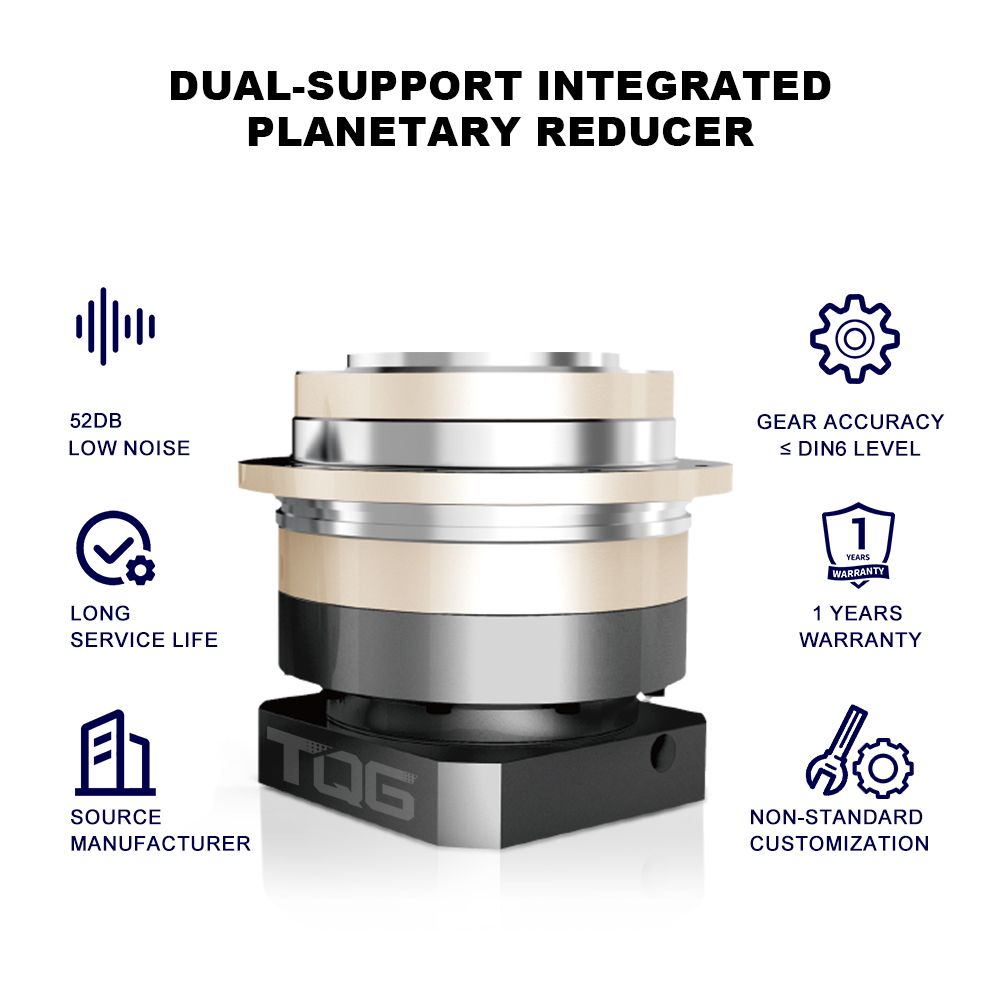 Optimal Selection TQG VRT Series High Quality Nema 34 Hollow Shaft Planetary Gearbox Speed Reducers Flange Mounted High Speed
