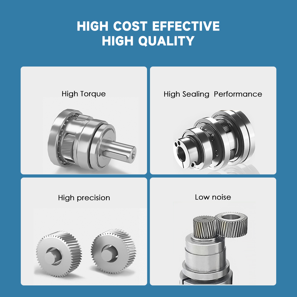 Shaft Output Precision Planetary Gearbox European Reducer Marine Speed Reducer ODM Customizable 3 Arcmin Precision 5:1 Ratio