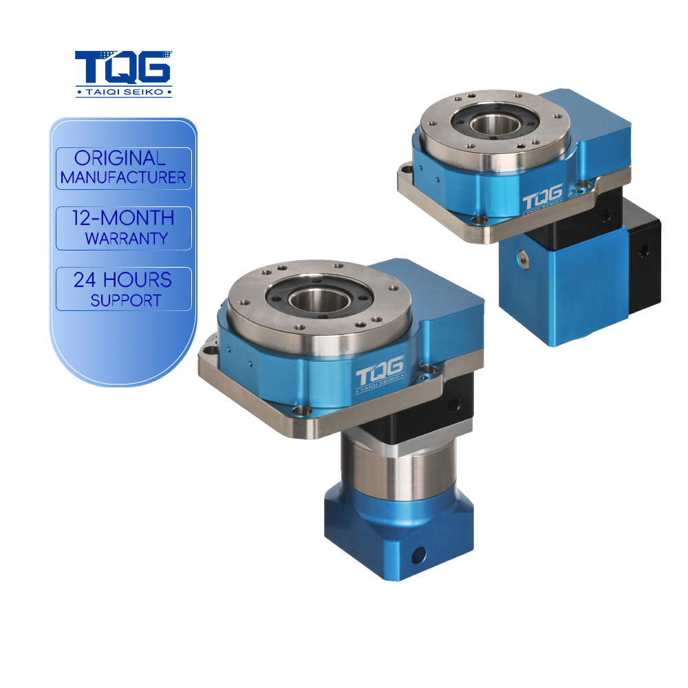 CNC Planetary Gearbox Rotary Actuator Hollow Shaft Rotating Platform Helical Gearbox Stainless Steel 20:1 Ratio Stepper/Servo