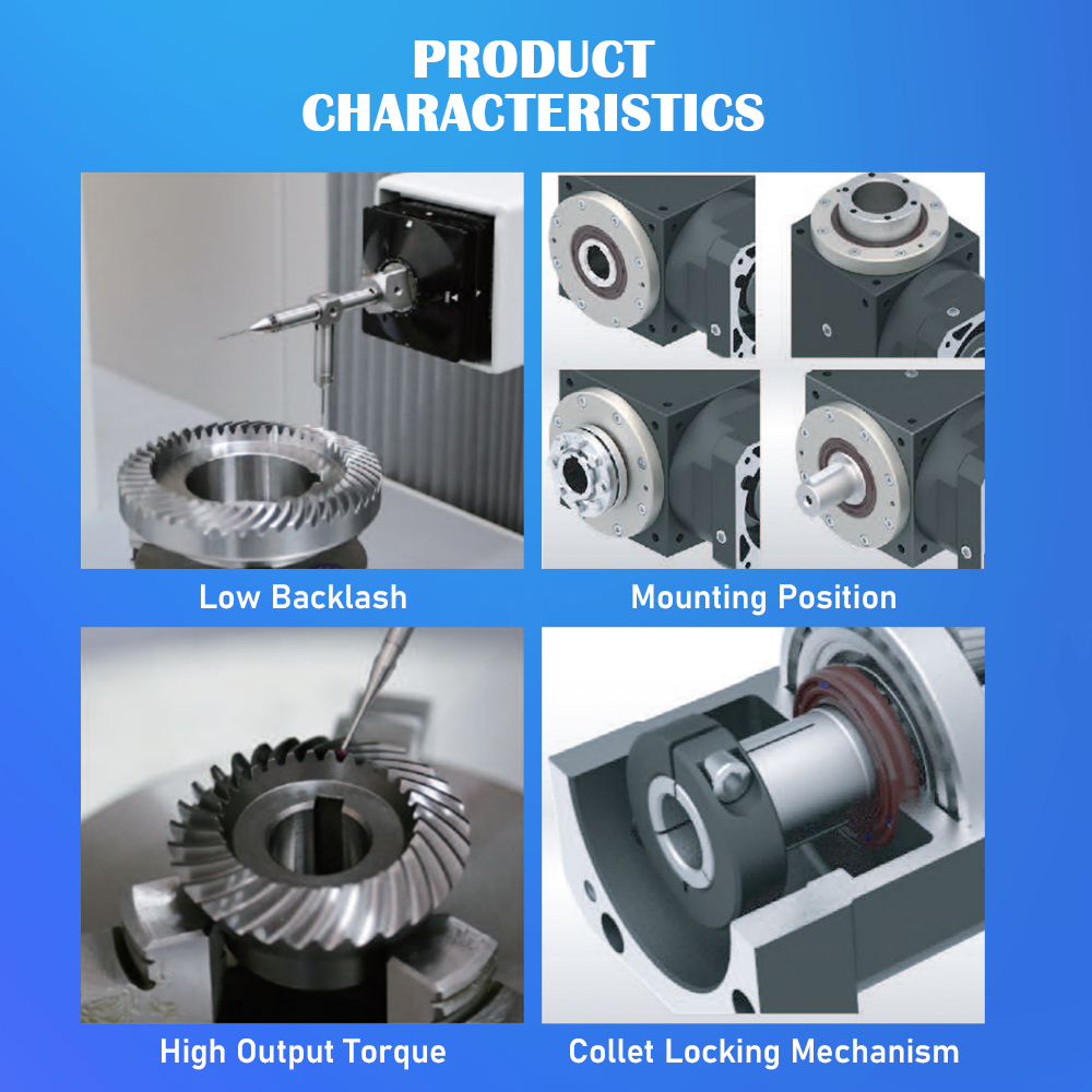 Right Angle Bevel Gearbox CCT Series 90 Degree Planetary TQG Brand Stainless Steel High Precision Factory Direct Sales for