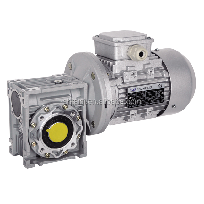 TQG NMRV Series 90W Ratio 1:7.5-1:100 Worm Reducer Gearbox With High Torque Reductor