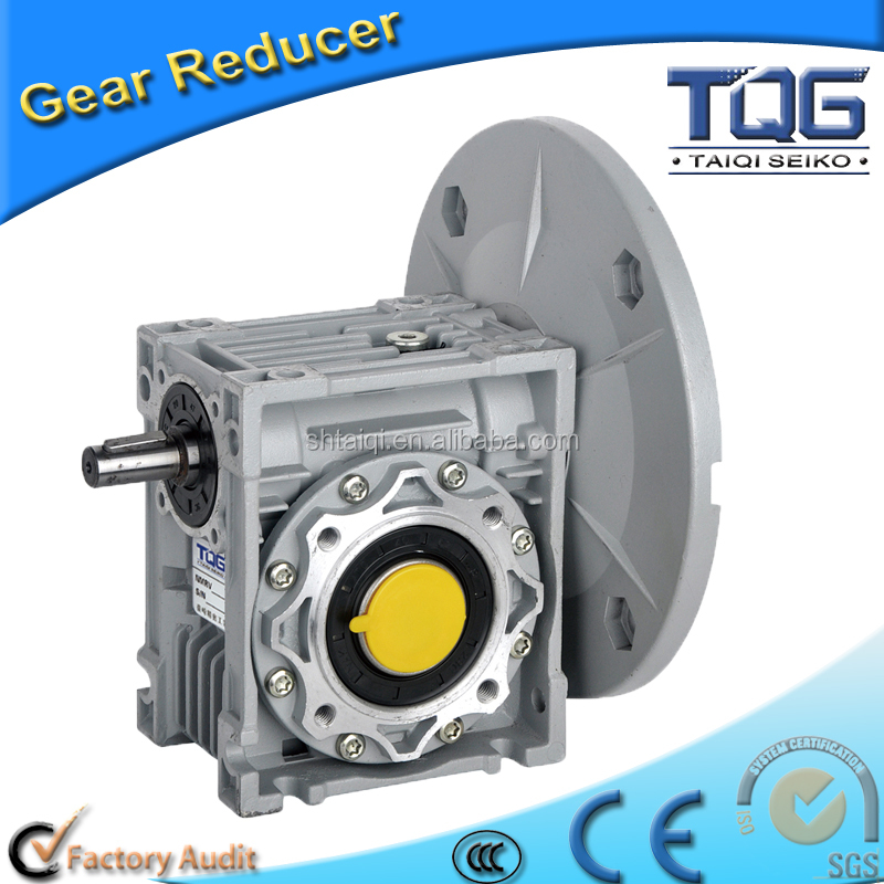 Stable Transmission Ratio 1:7.5-1:50 90W TQG Worm Speed Gear Reducer Steel/Cast Iron 20CrMnTiH Gear 1 HP Any Direction Output