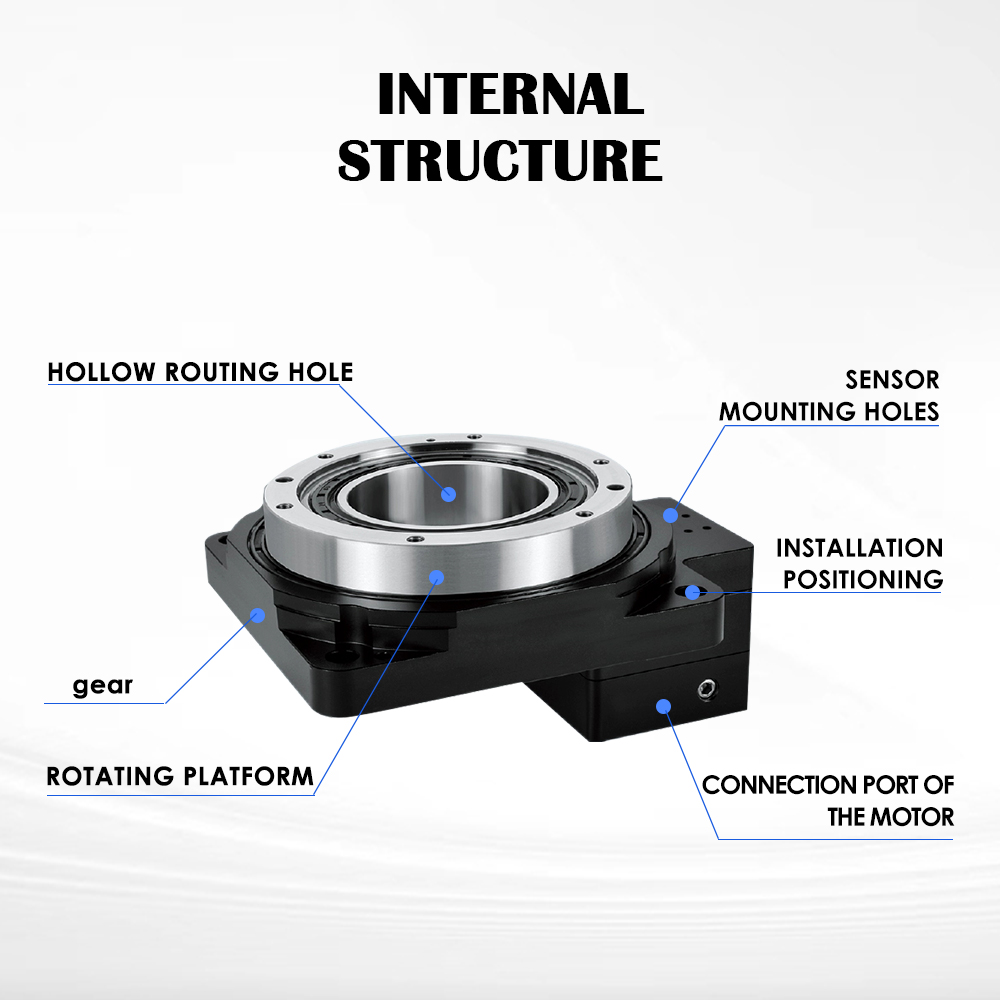 Space-Saving DG Hollow Rotary Actuator Planetary Gearbox Stainless Steel High Efficiency 20:1 Reduction Ratio CE ISO Certified