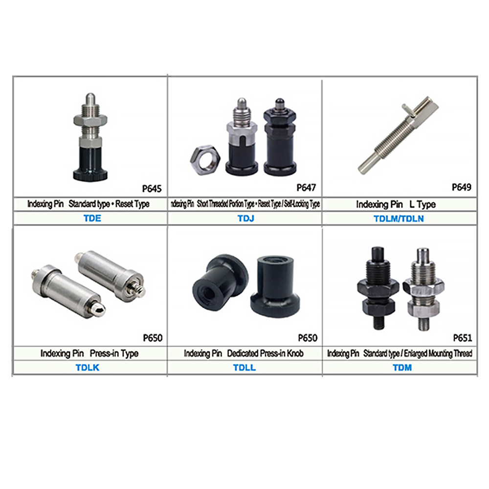 Stainless Steel Indexing Pin with Gear Core Components
