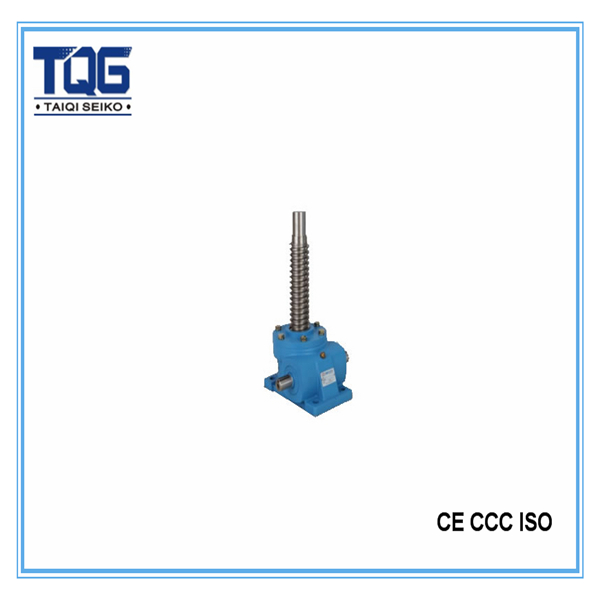SWL Series Worm Screw Jack Electric Speed Reducer with Bevel Gear Steel/Cast Iron 4-50:1 Ratio for Various Applications