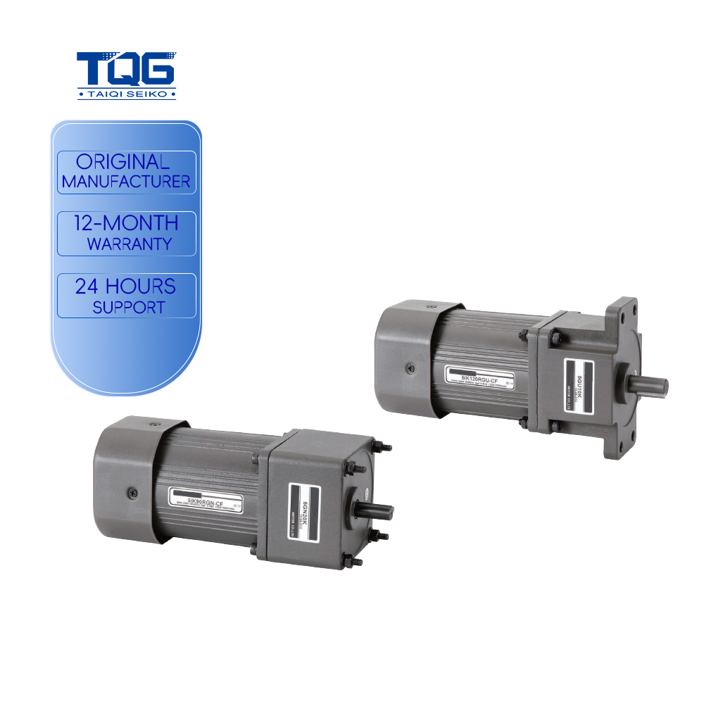 Three-Phase AC Gearmotor IE4 Efficiency Flange Mounting Low Noise & Long Lifespan for Automatic Control Equipment