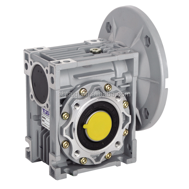 TQG High Torque NMRV Series Aluminum Alloy Worm Wheel Reducer Low Backlash Speed Controller 5-60 Transmission Ratio 0.5 HP