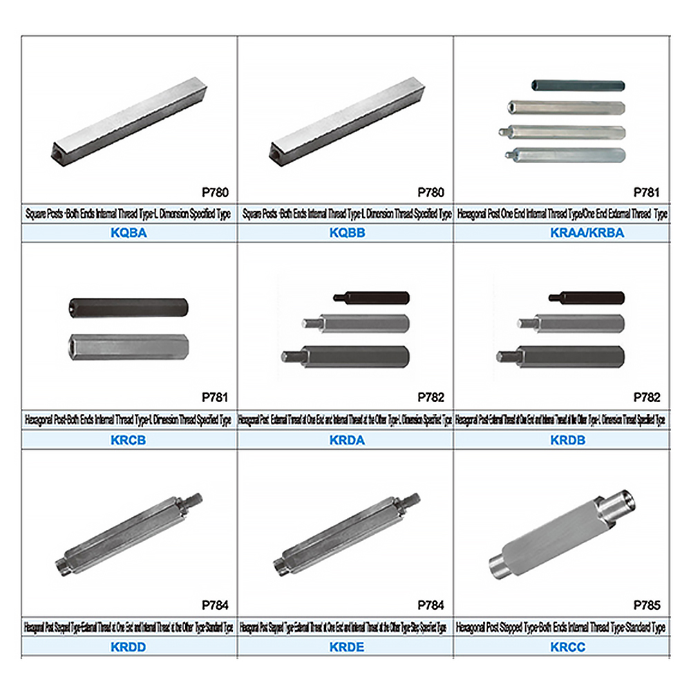 High Quality Stainless Steel Mounting Posts with Core Gear Components