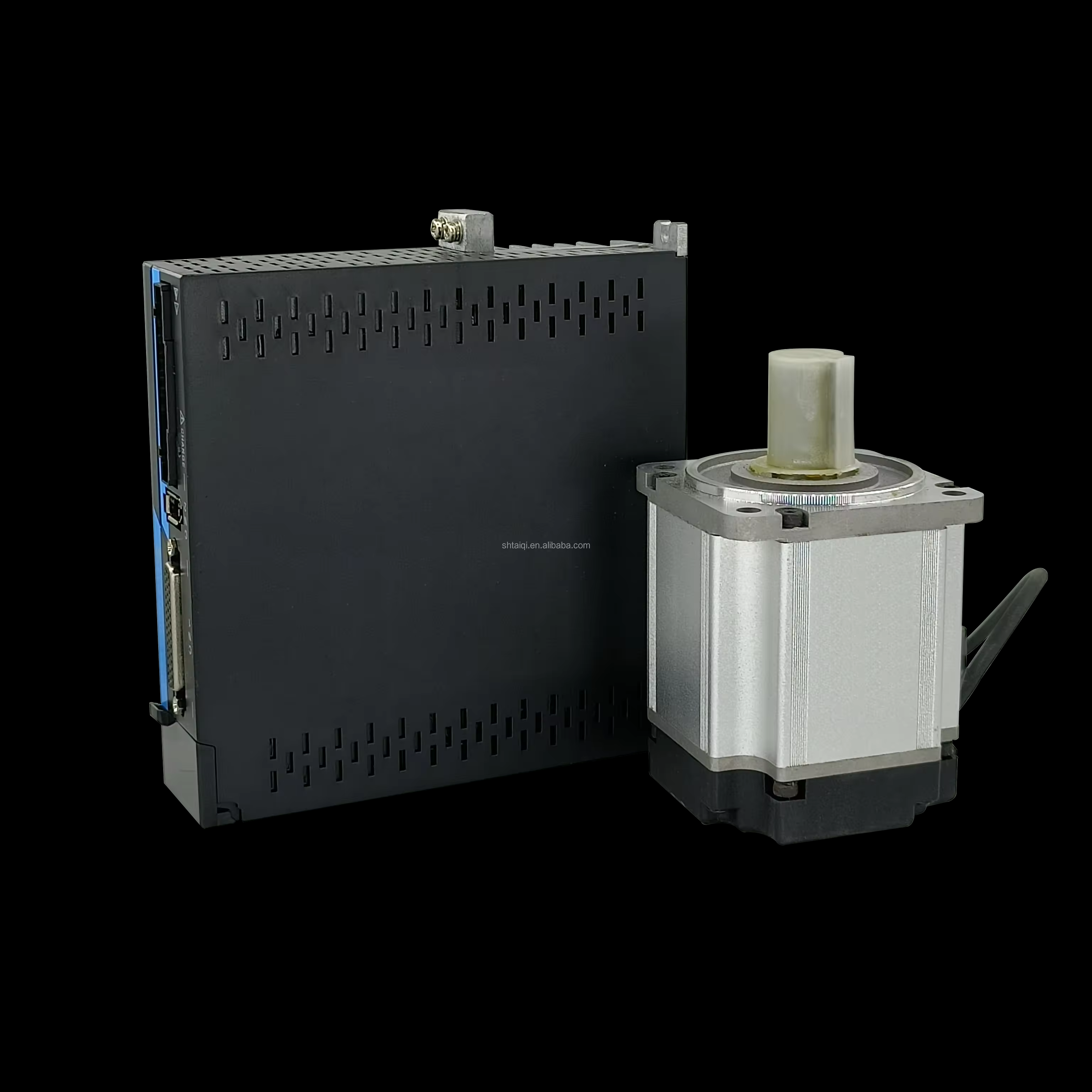 China TQG High Quality 130mm 2.3KW Single-Phase AC Servo Motor with Driver 1500rpm Rated Speed 220V F Class 30N.M Peak Torque