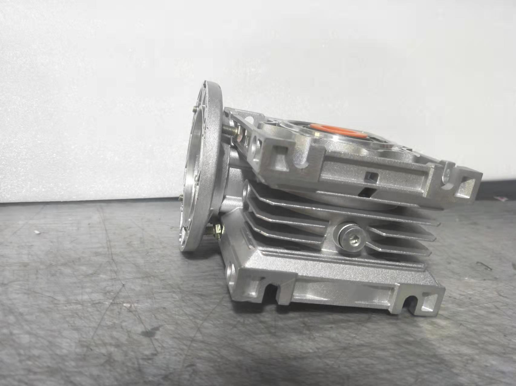 TQG Best Selling Single-Phase Power Transmission Parts Aluminum Nmrv030 Non-rusting Large Output Torque Worm Gear Motor Reducer