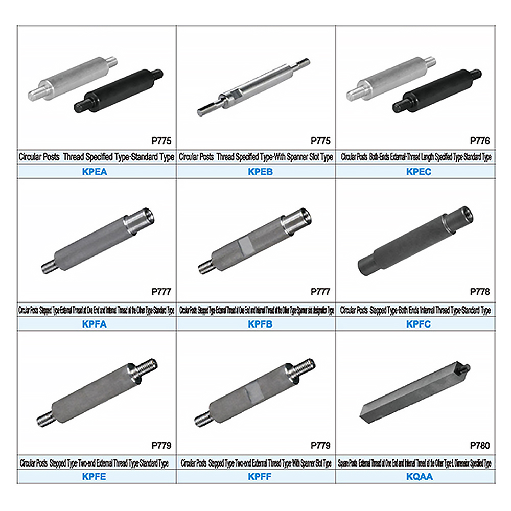 High Quality Stainless Steel Mounting Posts with Core Gear Components