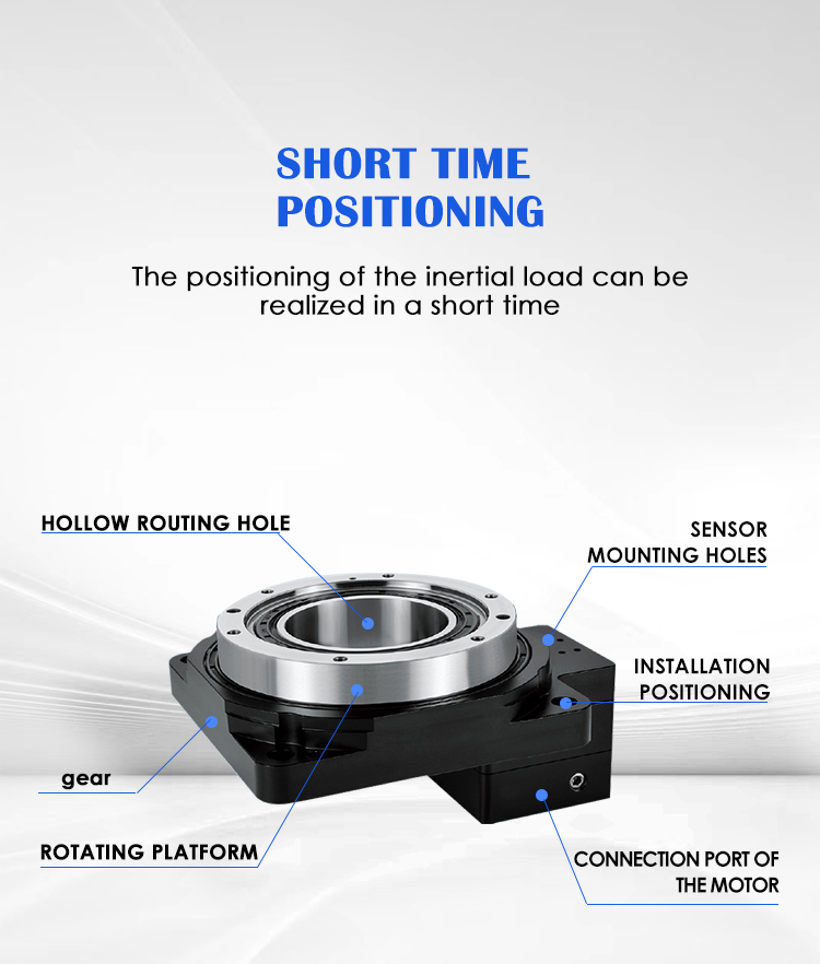 Rotary platform gearbox detail view 5