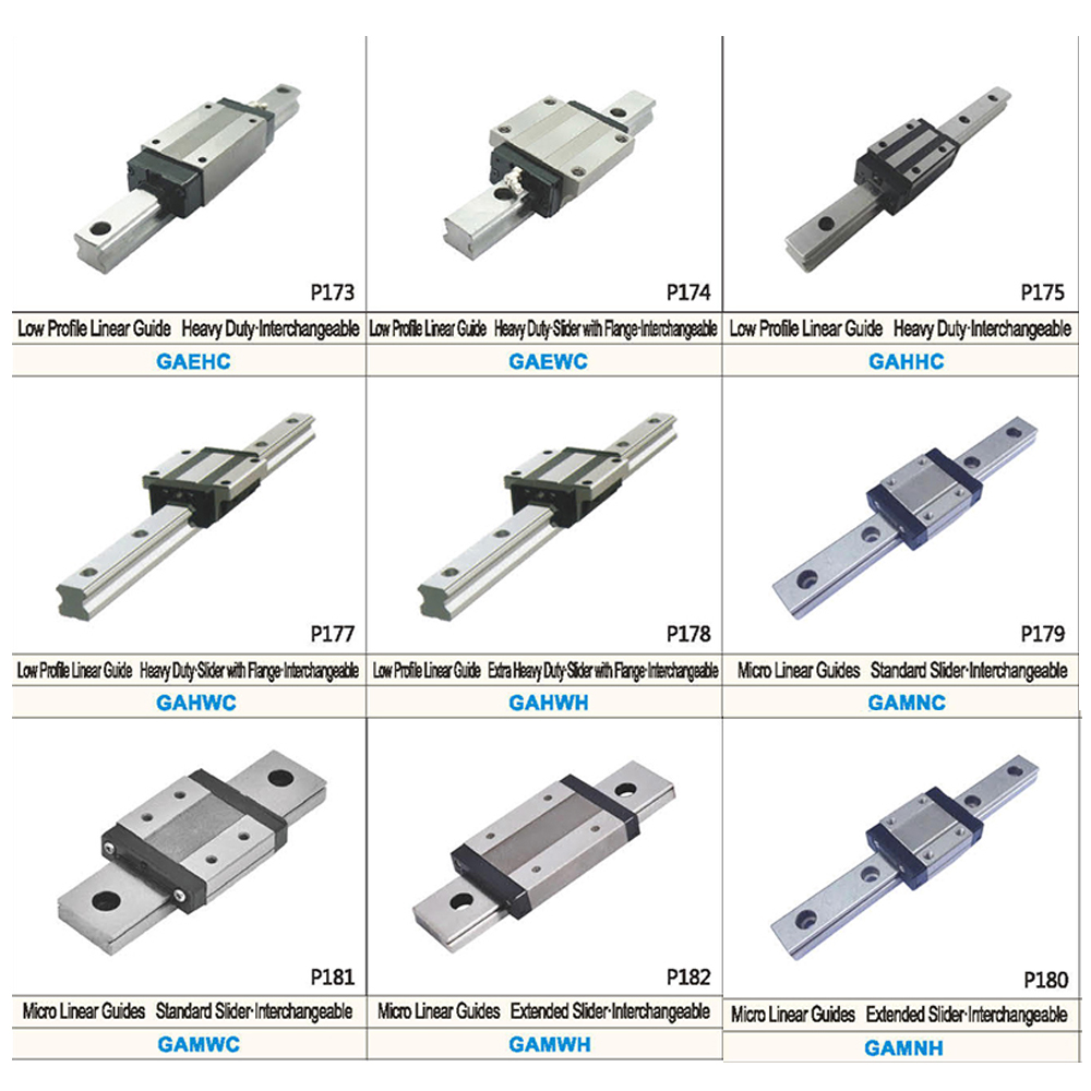 Linear Guides Linear Rail & Bearing with Chrome Steel