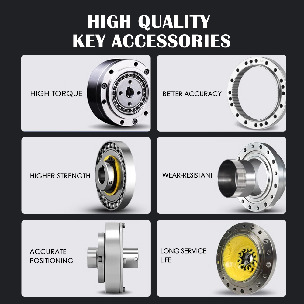 TQG Harmonic Driver Reducer Robot Arm Solution Energy-saving ISO9001 CE Certified Industrial Reducer High Torque 1 HP Hollow