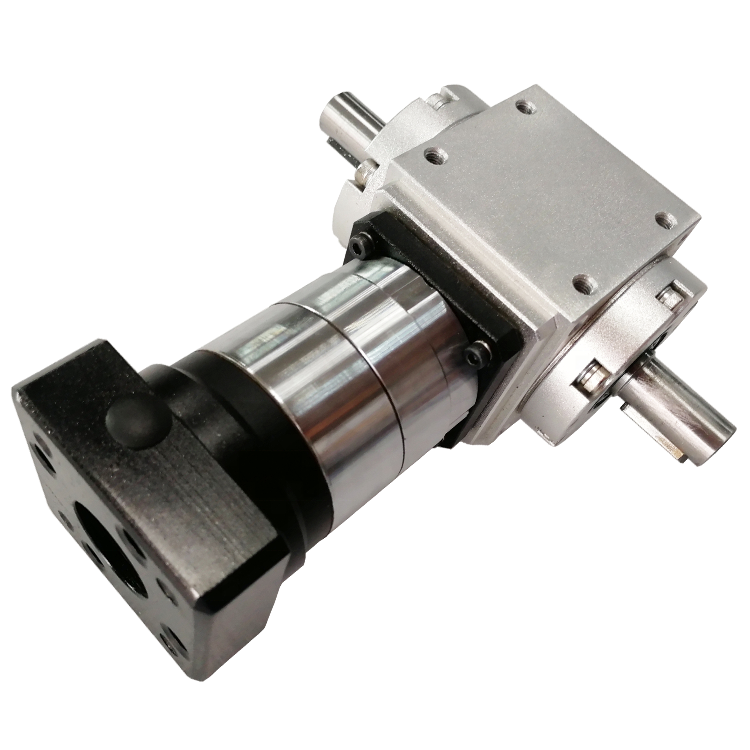 TQG 2-Stage Speed Reducer 90 Degree Gearbox PAW105A-2P Hollow Shaft Servo Motor Transmission Gear