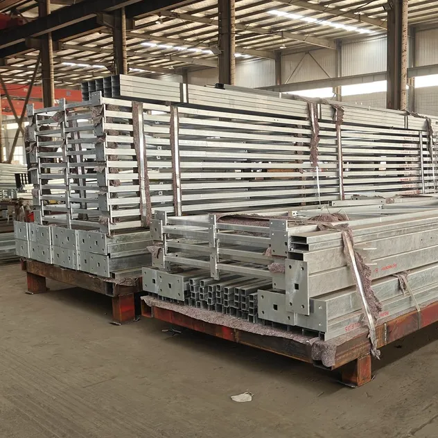 Estructura de acero ligero modular portátil moderna prefabricada material de construcción hogar metalero casa garaje industrial almacén cobertizo casa prefabricada