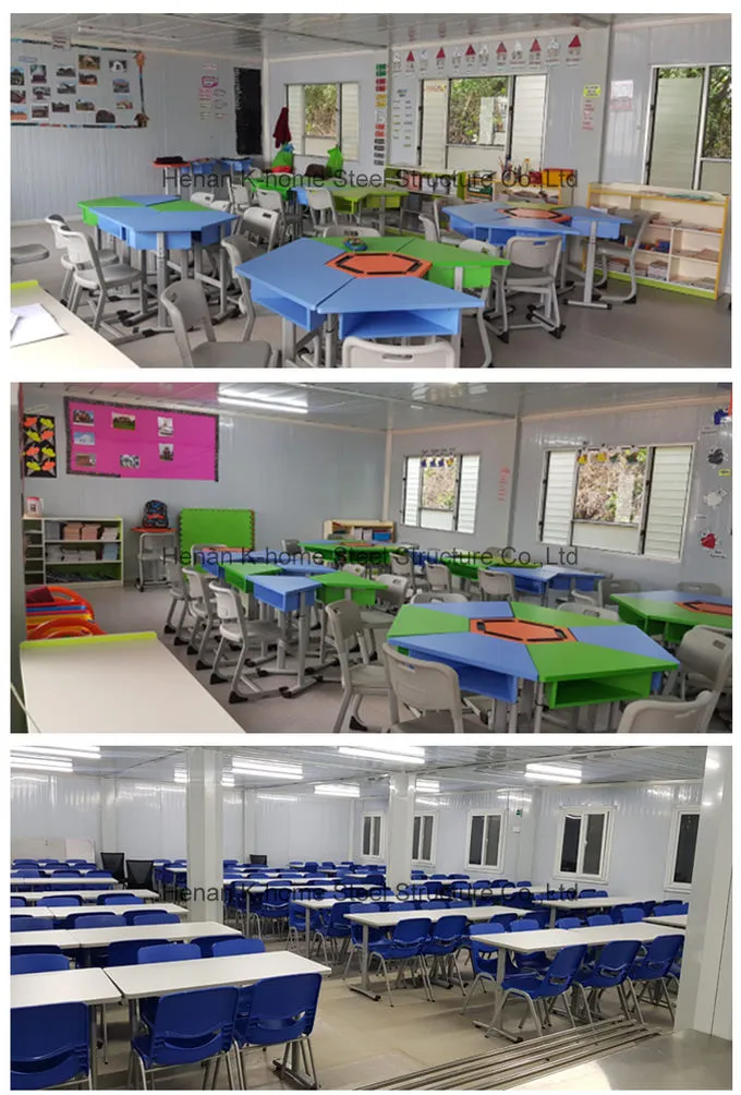 Edificios de aulas modulares portátiles prefabricados