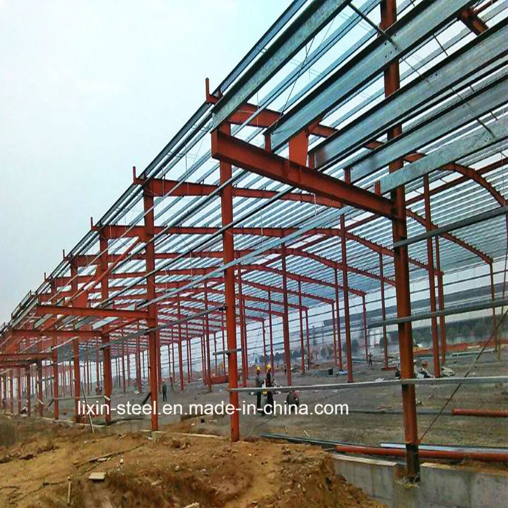 Edificio prefabricado de planta industrial, casa modular, oficina de estructura de acero