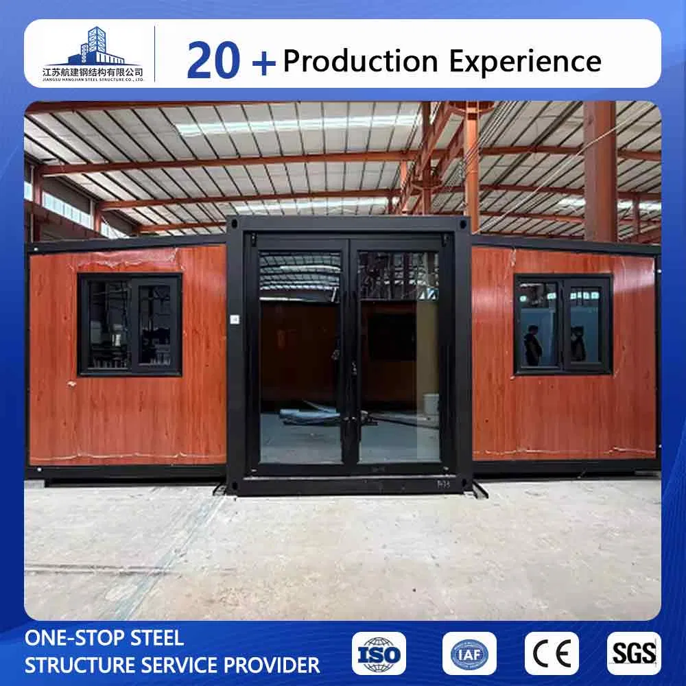 Prefabricated Prefab Capsule House Modular House Double Insulation Wall Energy Efficient Double Wing Expandable House