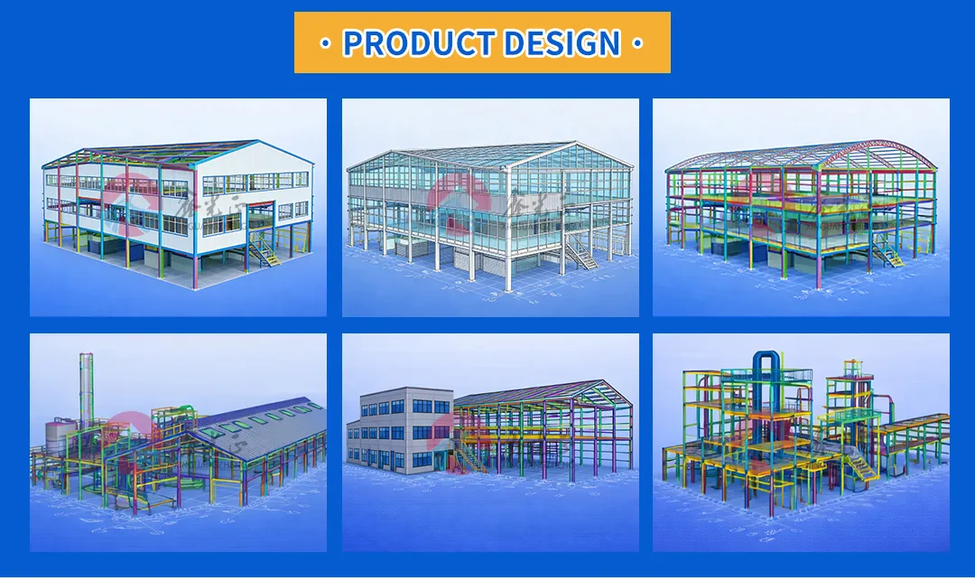 Estructura modular prefabricada de acero ligero