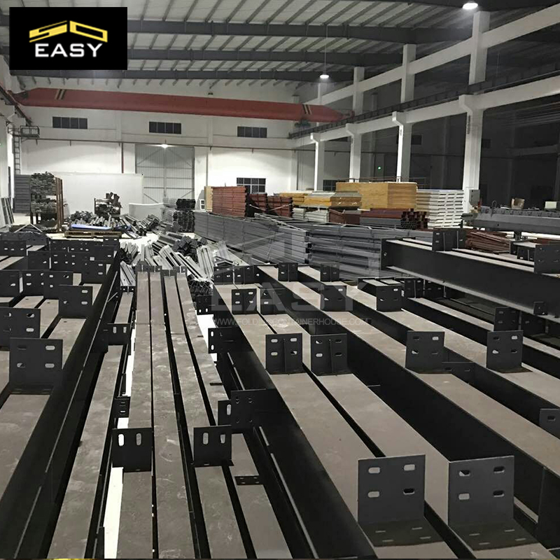Estructura de marco de acero modular para almacén prefabricado