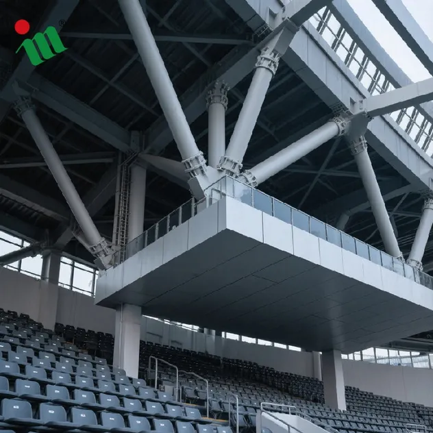 Uso Sostenible de Seguridad S355jr Estructura de Marco de Acero Prefabricado para Gimnasio