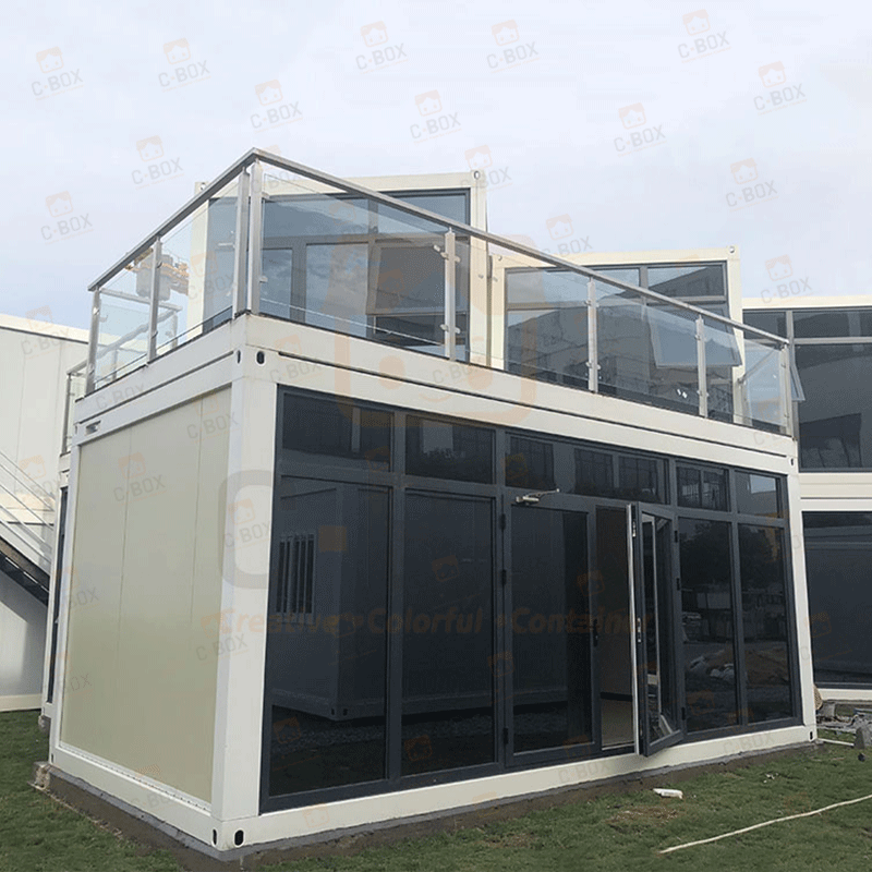 Construcción de Contenedor de Oficina Modular Móvil de Ensamblaje Rápido Prefabricado 20FT 40FT