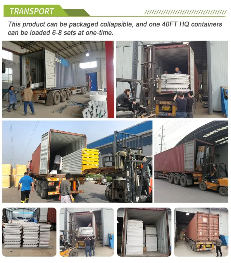 Edificios de aulas modulares portátiles prefabricados