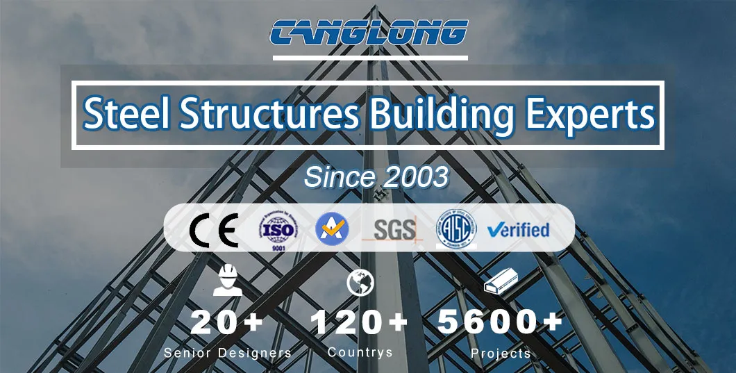 Construcción modular de alto costo económico, estructura de acero prefabricada para edificios industriales y comerciales