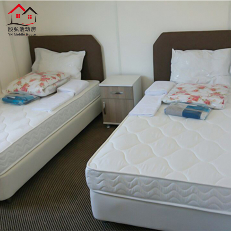 Panel Sándwich de EPS/PU/Lana de Roca de Vivienda Modular Yinhong 20FT Casas Prefabricadas para Vivienda Temporal o Permanente