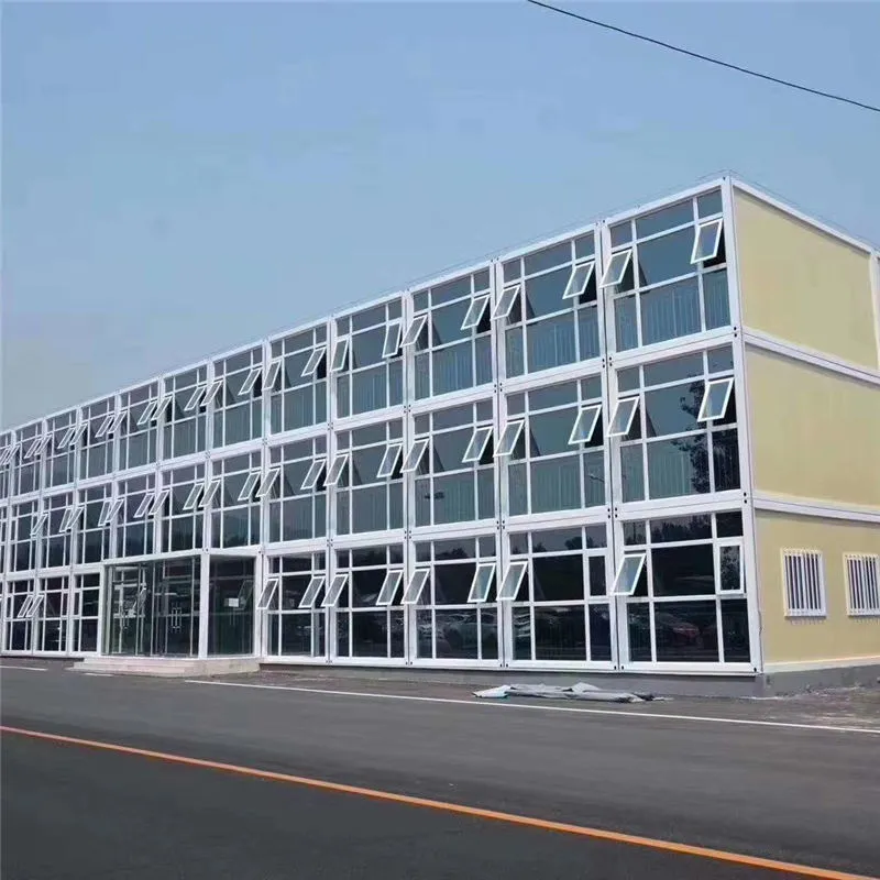 Edificio modular plegable portátil económico para dormitorio y almacén