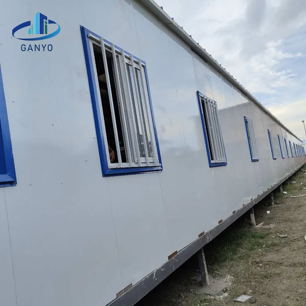 Edificio modular prefabricado temporal de acero resistente a terremotos de ensamblaje rápido