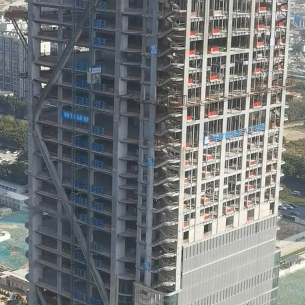 Edificio modular de gran altura de bajo costo, prefabricado, industrial, comercial, oficina, estructura de acero