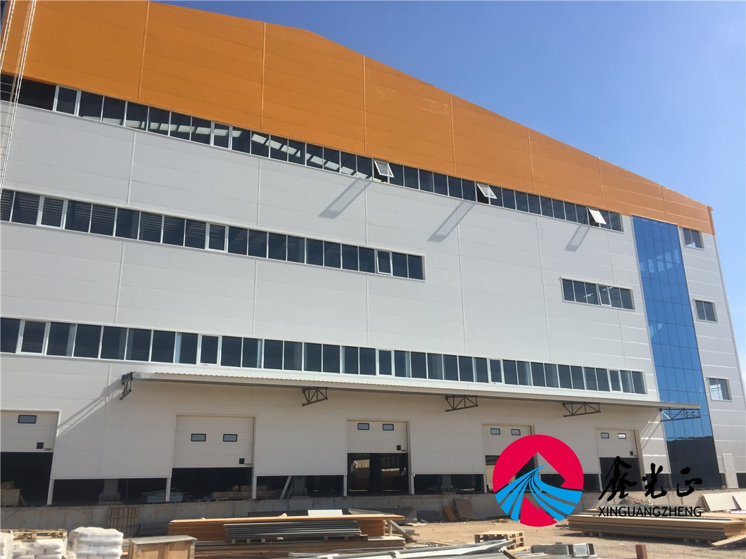 Edificio de taller industrial de estructura de acero modular prefabricada de una sola planta y de varias plantas